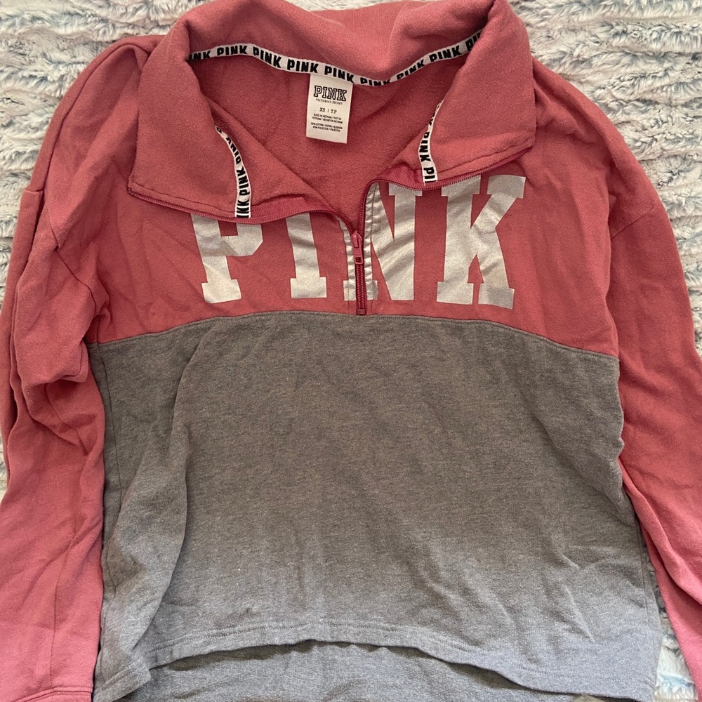 PINK quarter zip